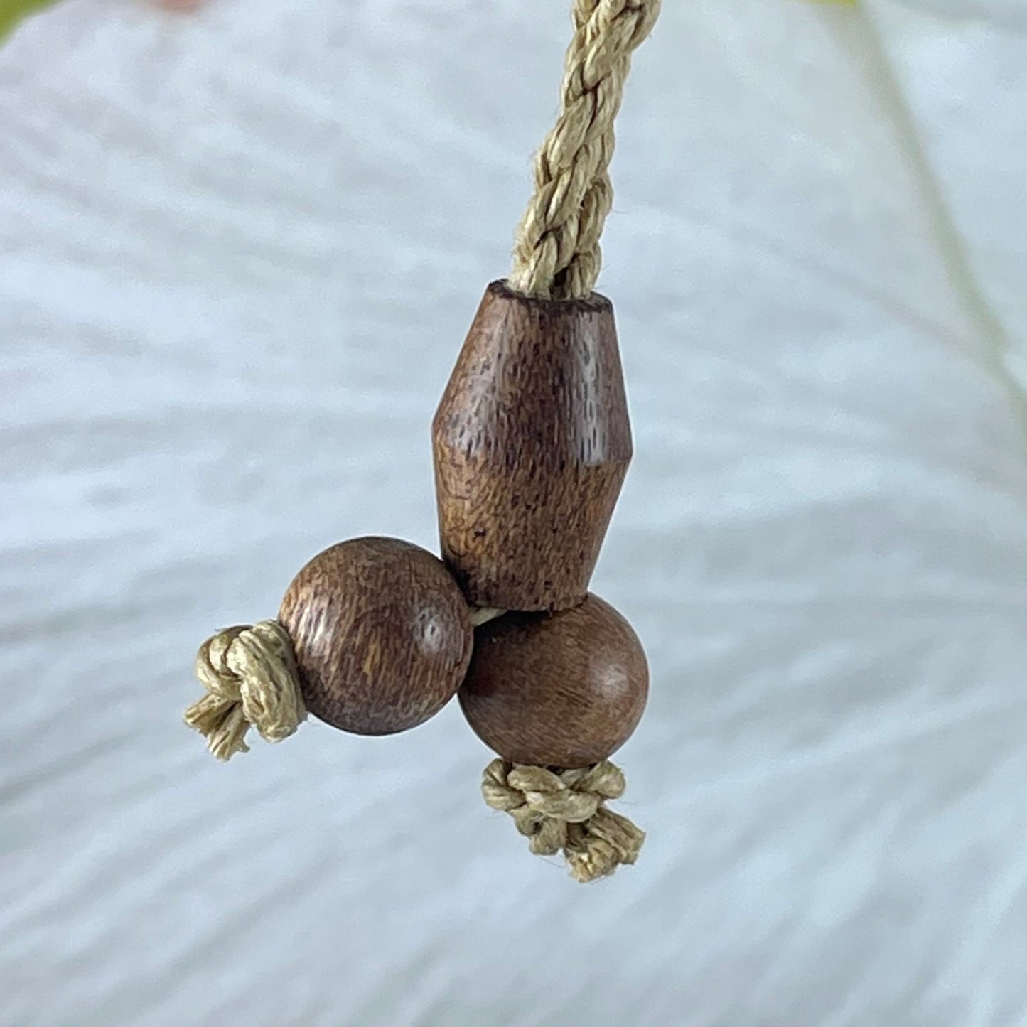 Unique Hawaiian Large Koa Wood Fish Hook Necklace, Hand Carved Genuine Koa Wood Fish Hook Necklace, N9131 Birthday Mother Gift